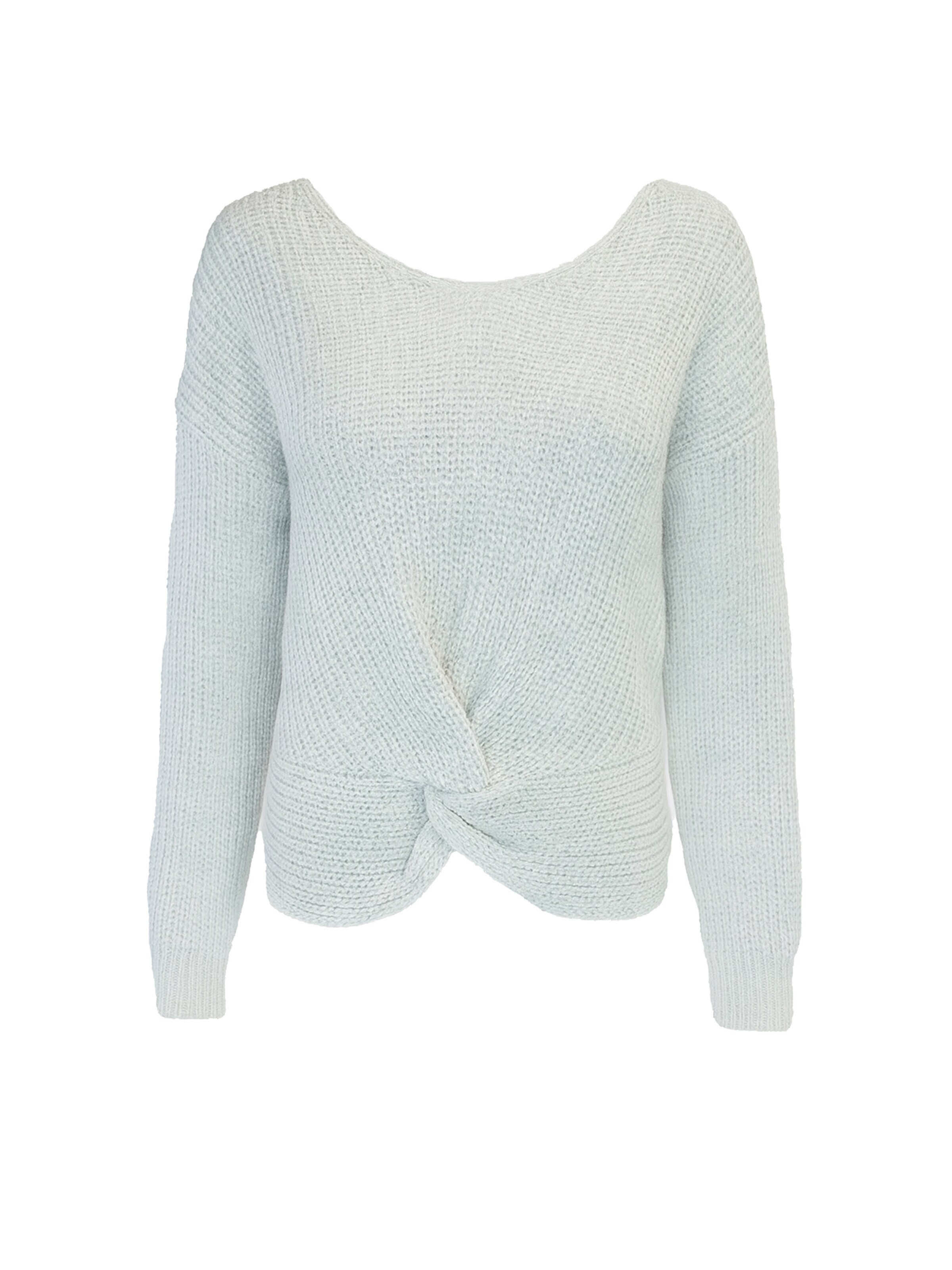 Elara Pullover in Grau: Vorderseite
