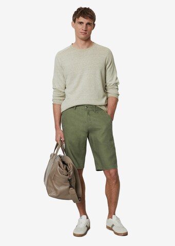 Marc O'Polo Regular Pants 'RESO' in Green