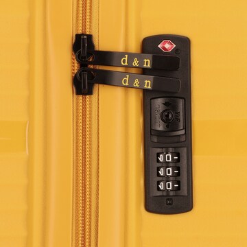 D&N Suitcase Set 'Travel Line' in Yellow