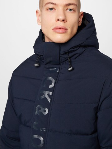 JACK & JONES Winter Jacket in Blue