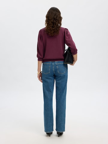 Sweat-shirt 'SLFTENNY' SELECTED en violet