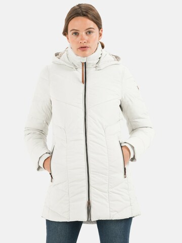 CAMEL ACTIVE Winter Jacket in White: front