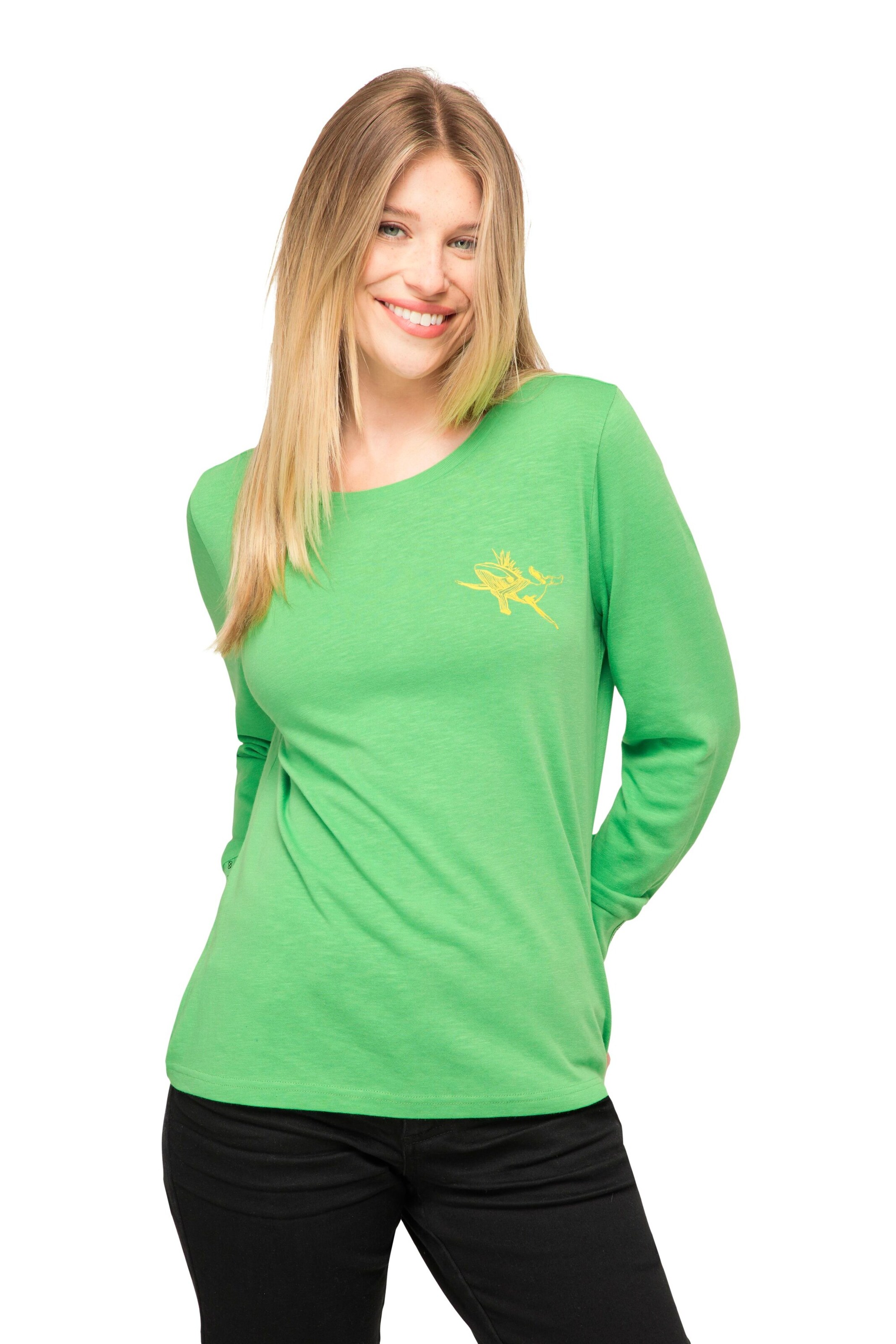 LAURASØN Shirt in Grün: Vorderseite