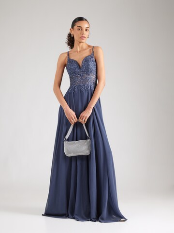 MAGIC NIGHTS Вечерна рокля в синьо: отпред