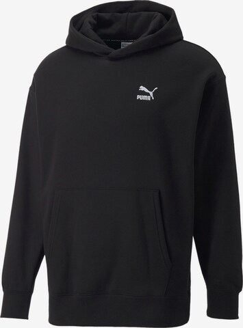 PUMA Sweatshirt 'Classics' in Zwart: voorkant