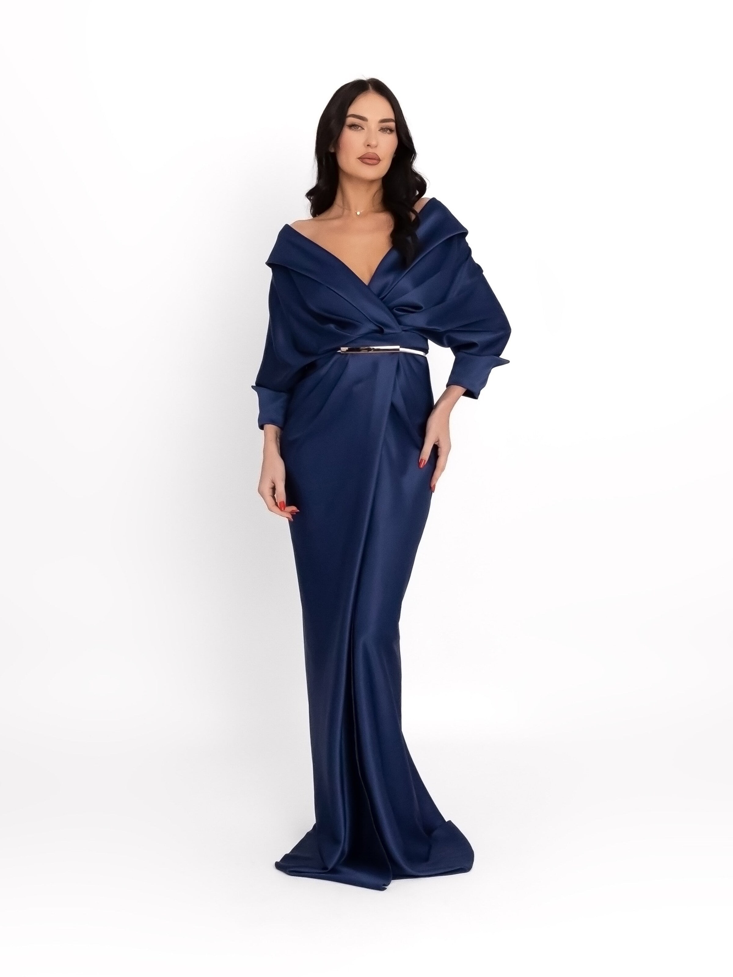 acob a porter Evening dress in Blue: front