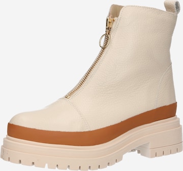 JUTELAUNE Boots σε μπεζ: μπροστά