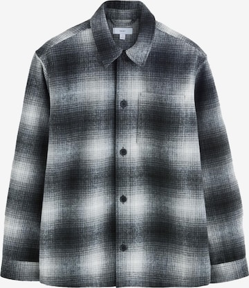 NextRegular Fit Košulja - siva boja: prednji dio