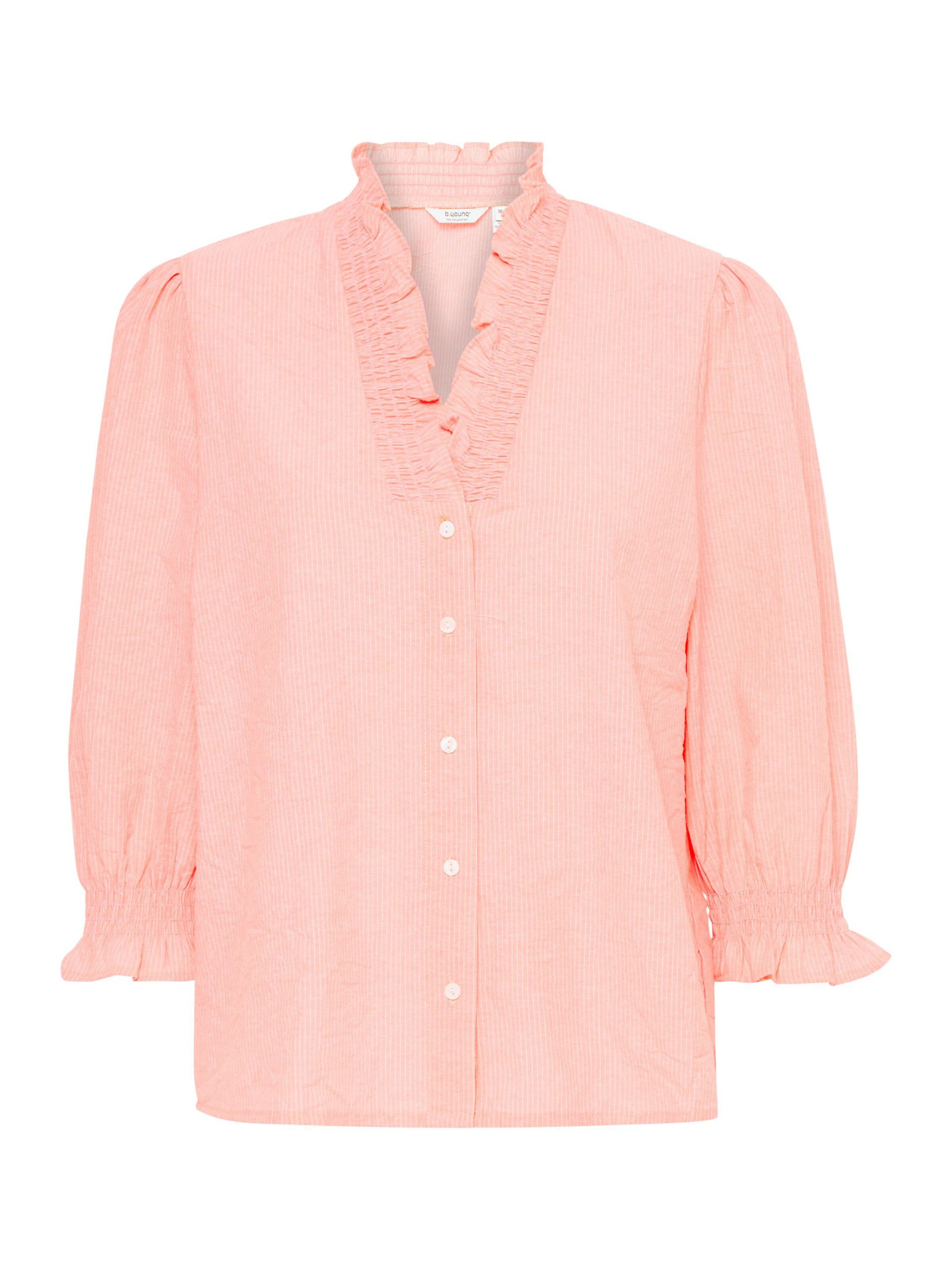 b.young Blouse 'Istribe' in Roze: voorkant
