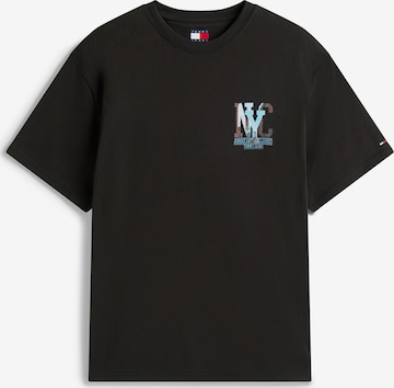 Tommy Jeans - Camisa 'NOVELTY' em preto: frente