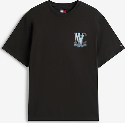 Marškinėliai 'NOVELTY' iš Tommy Jeans, spalva – vandens spalva / raudona / juoda / balta, Prekių apžvalga