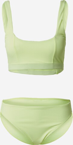 Bustier Bikini de sport BRUNOTTI en jaune : devant