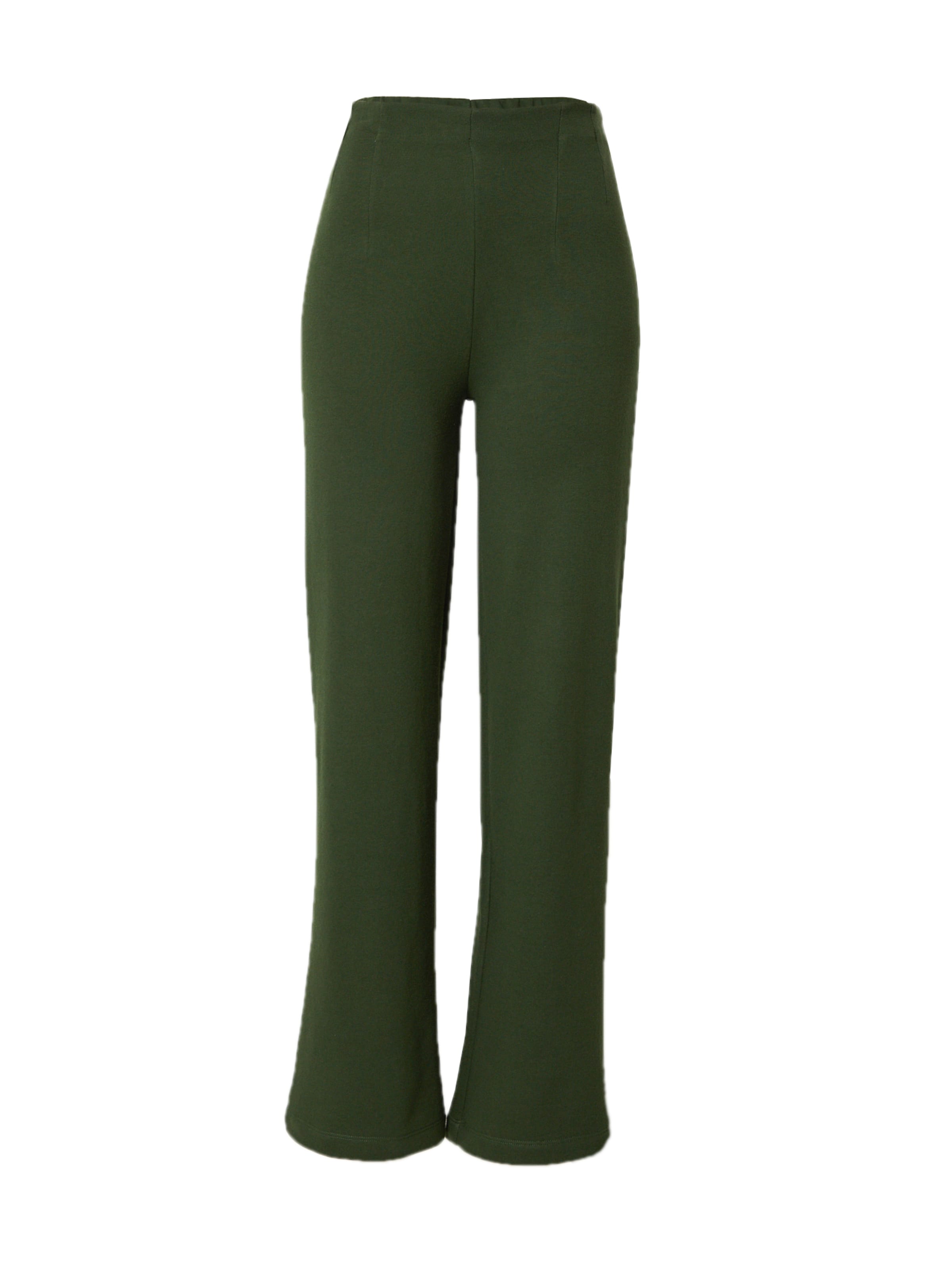 Nasty Gal Trousers in Green: front