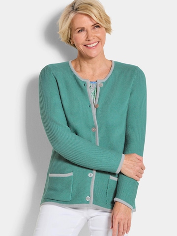 Goldner Gebreid vest in Groen: voorkant