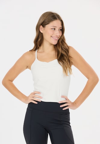 Athlecia Sporttop 'Ashly' in Wit: voorkant