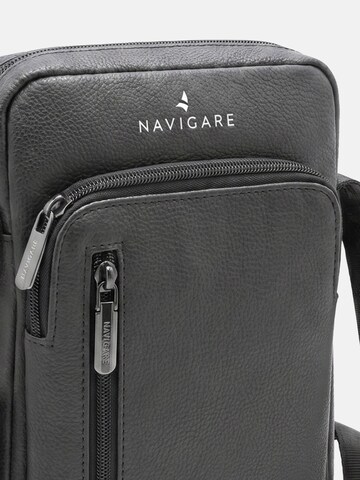 Borsa a tracolla 'Borsa a Tracolla Uomo Navigare Poliestere Zip' di Navigare in nero
