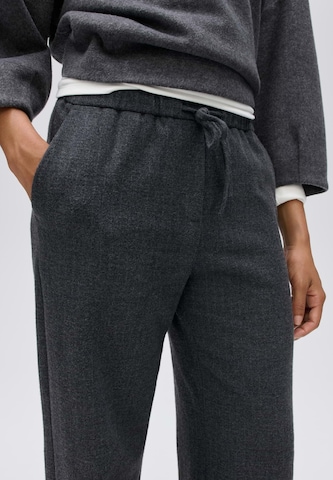 OPUS Wide leg Trousers 'Melane' in Grey