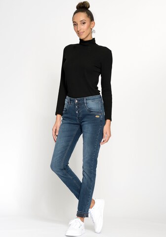 Coupe slim Jean '94Gerda' Gang en bleu