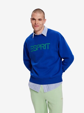 Sweat-shirt ESPRIT en bleu