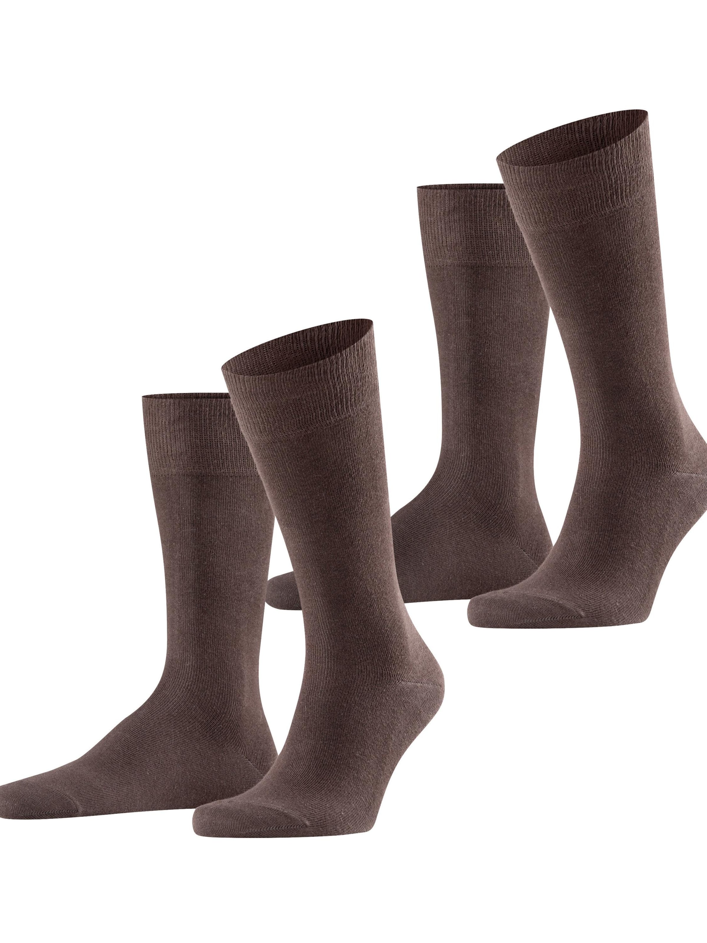FALKE Socken 'Swing 2-Pack'‌‌‌‌‌ in Braun: Vorderseite