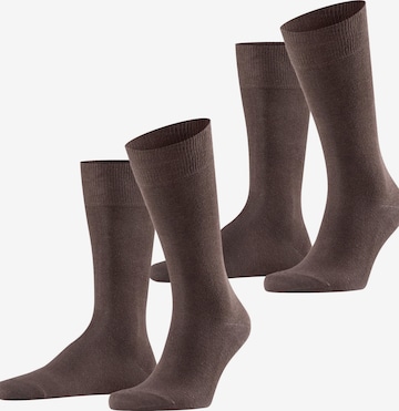 FALKE Socken 'Swing 2-Pack' in Braun: Vorderseite