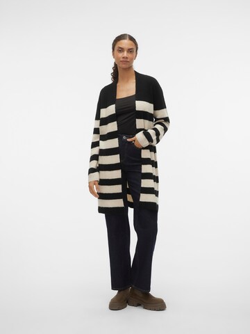 VERO MODA Knit cardigan 'PHILINE' in Black