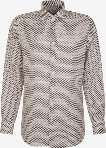 Coupe regular Chemise business SEIDENSTICKER en beige : devant