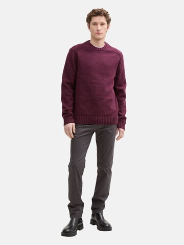 TOM TAILOR Slim fit Trousers 'Josh' in Black