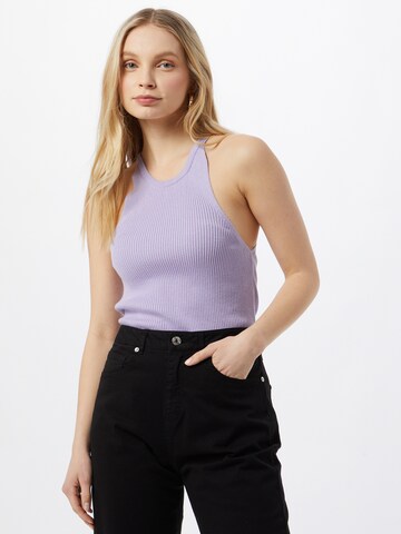 Tops en tricot 'Lou' JAN 'N JUNE en violet : devant