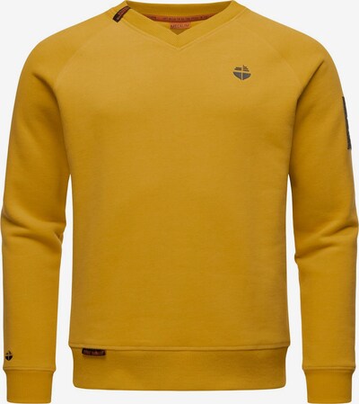 STONE HARBOUR Sweater majica 'Craig El' u narančasto žuta / bazalt siva, Pregled proizvoda
