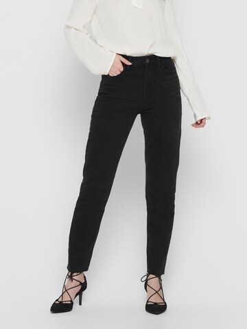 ONLY Regular Jeans 'Emily' in Zwart: voorkant