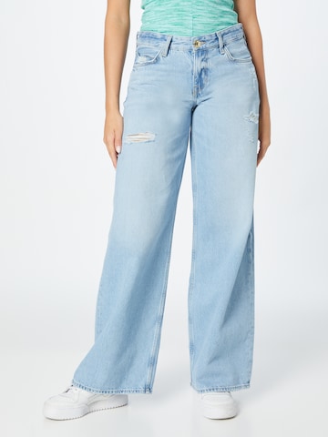 River Island Wide leg Jeans in Blue: front