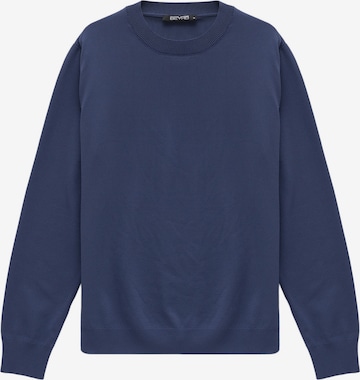 BEYRO Pullover 'BP206' in Blau: Vorderseite