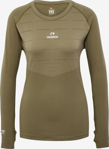 Newline Performance Shirt 'Pace' in Green: front