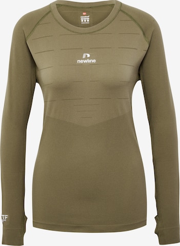 Newline Performance Shirt 'Pace' in Green: front