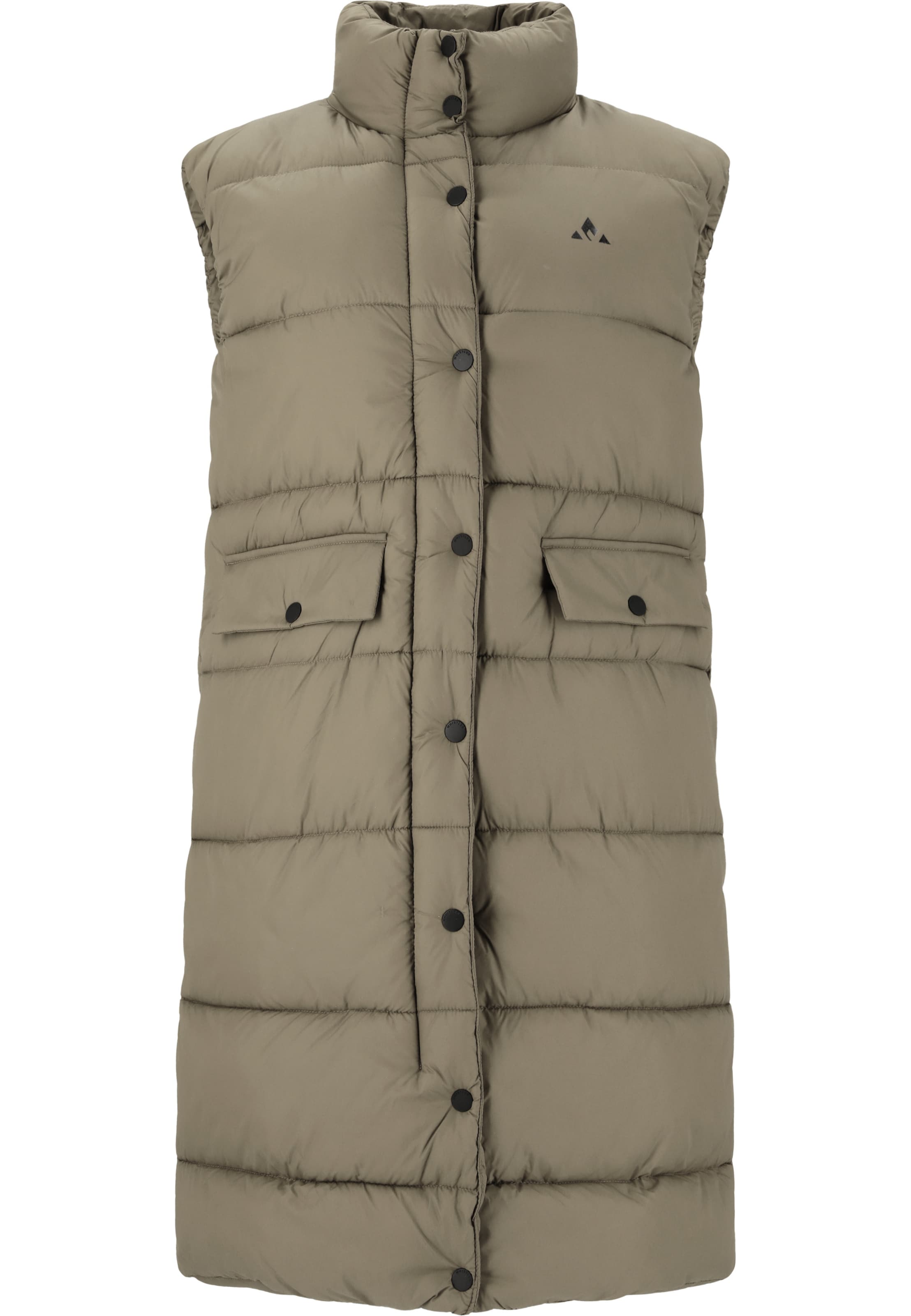 Whistler Steppweste 'Amaretto' in Braun: Vorderseite