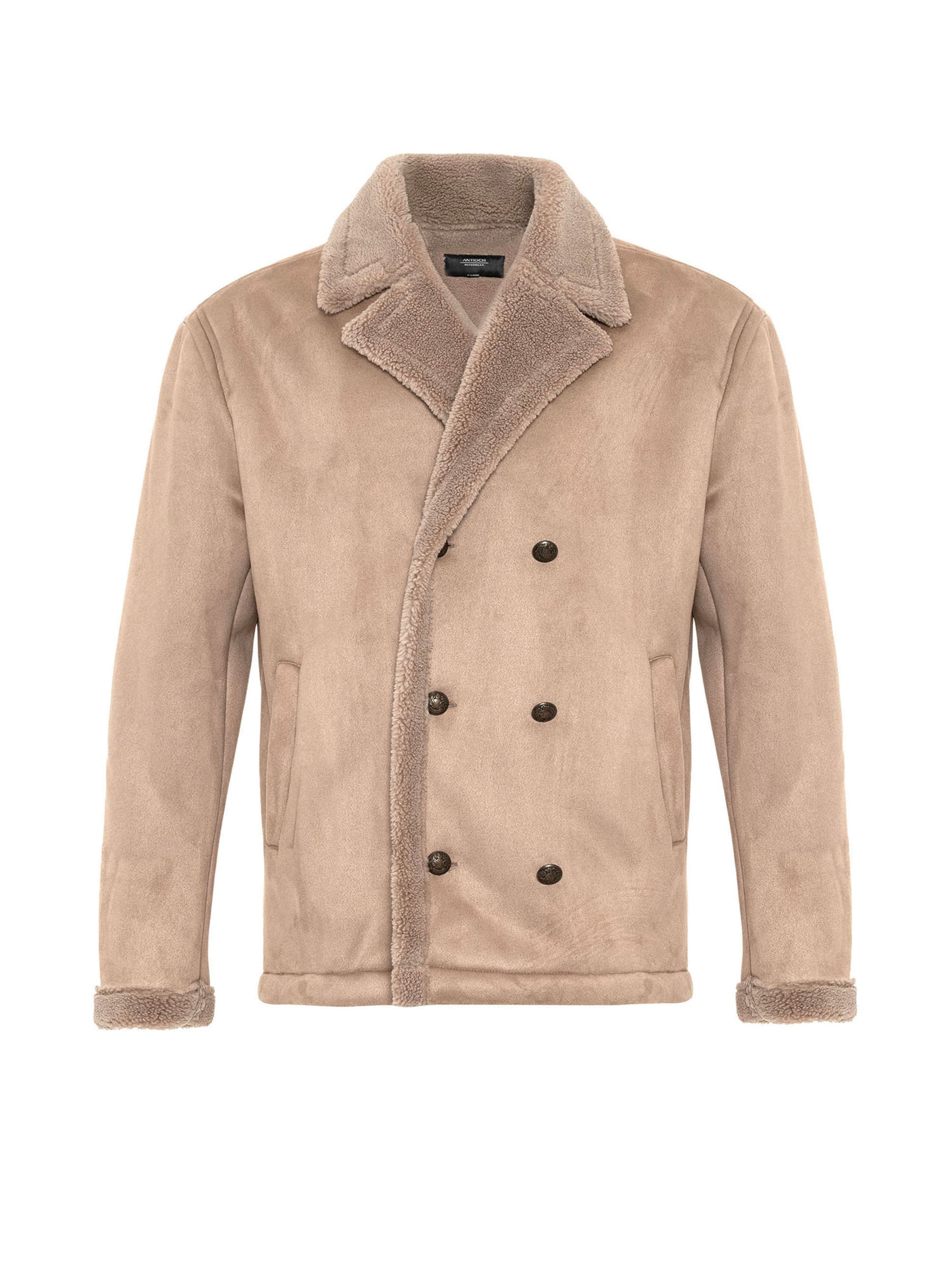 Antioch Wintermantel in Beige: Vorderseite