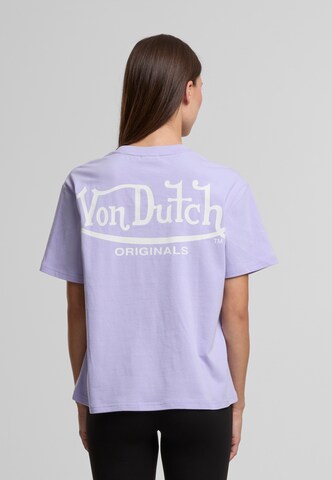 Von Dutch Originals Shirt 'Ari' in Lila: voorkant