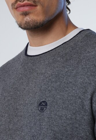 North Sails Strickpullover in Grau