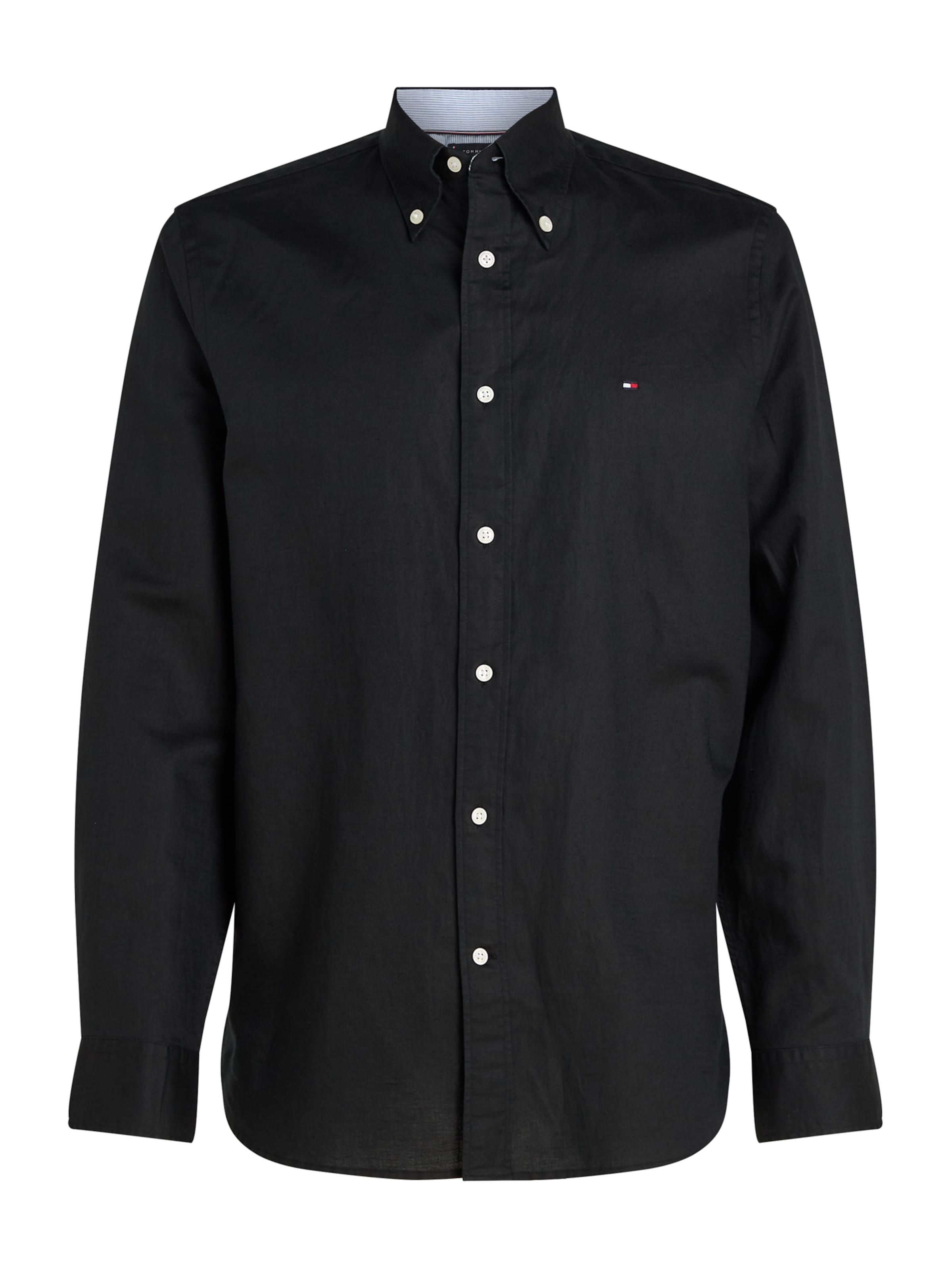 TOMMY HILFIGER Košeľa - Čierna: predná strana