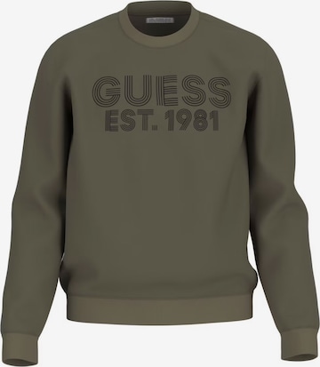 Sweat-shirt 'BEAU' GUESS en vert : devant