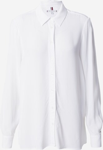 TOMMY HILFIGER Blouse 'Fluid' in Wit: voorkant