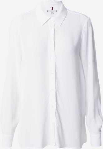 TOMMY HILFIGER Blouse 'Fluid' in White: front