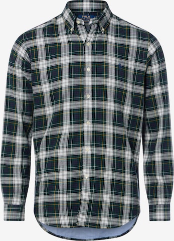 Coupe regular Chemise Polo Ralph Lauren en vert : devant