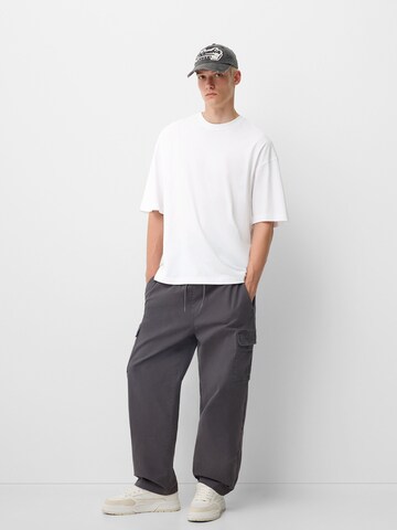 Bershka Loosefit Gargohousut värissä harmaa
