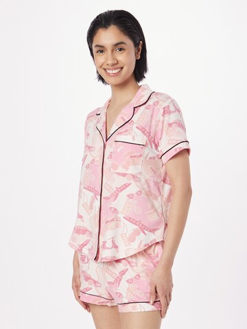 Kate Spade Kort pyjamas i rosa: framsida