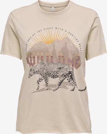 ONLY - Camiseta 'ONLLUCY' en beige: frente