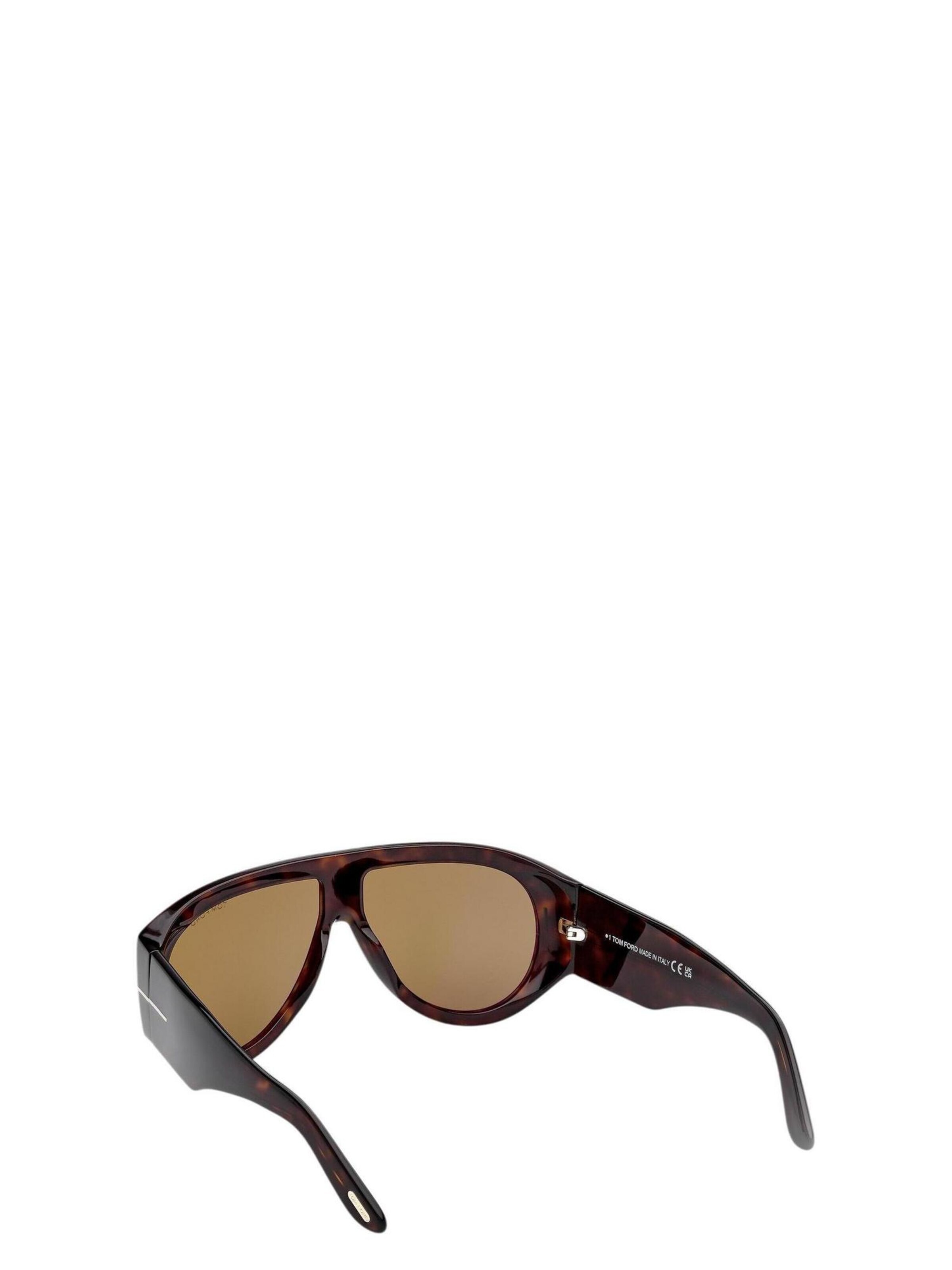 Tom Ford Zonnebril 'BRONSON FT1044 52N' in Bruin