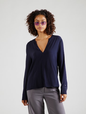 TOMMY HILFIGER Blouse in Blauw: voorkant