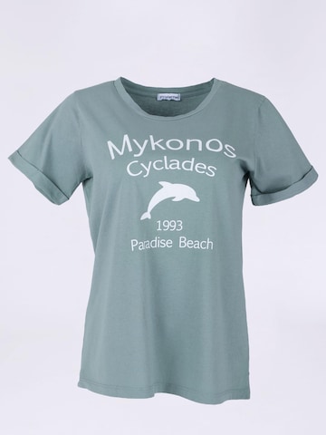 Fraternel Shirt 'Mykonos Shirt T003' in Green: front